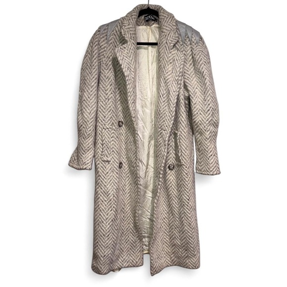 Jackets & Blazers - Vintage Herringbone Billycoat Overcoat Women Made in USA